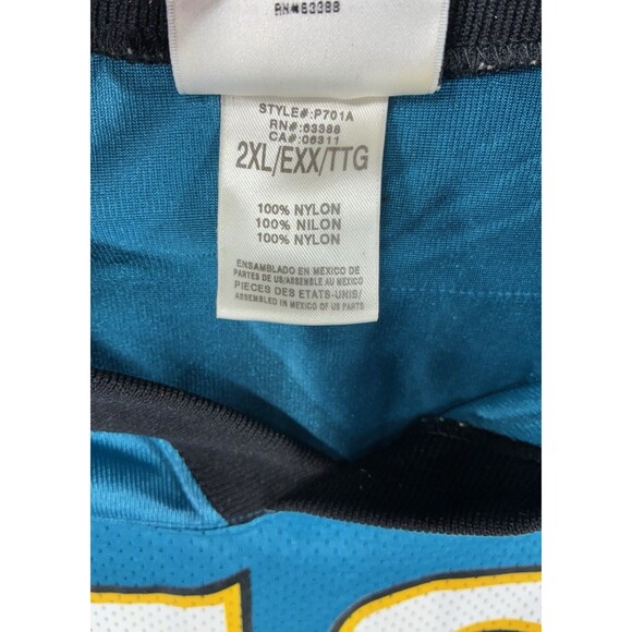 Authentic 90's Puma NFL Jacksonville Jaguars Hardy Nickerson Jersey Size 2XL - Picture 11 of 11